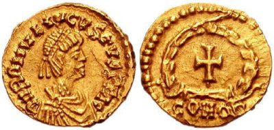 Coin of Romulus Augustulus
