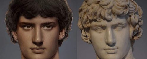 Reconstruction of the image of Antinous
