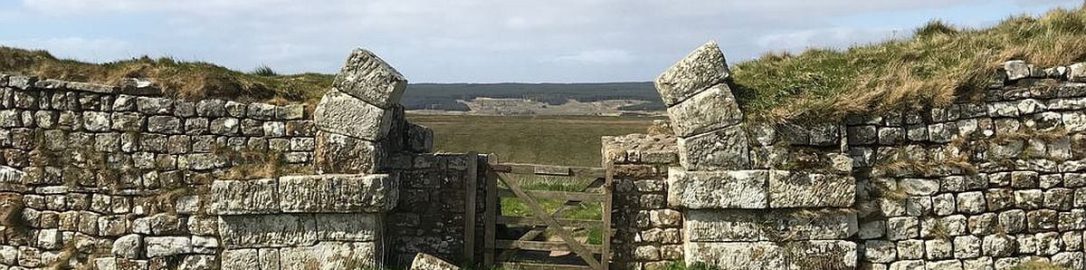 Brama rzymska w pobliżu fortu Housesteads