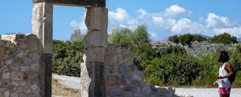 Gate at the baths in Patara