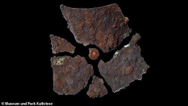 Remains of Roman armor were discovered in Teutoburg Forest