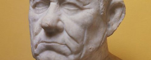 Realistic Roman bust of mature man