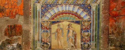 Roman mosaic showing Neptune and Amphitrite
