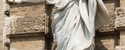 Statue of Cicero in front of the Palazzo di Giustizia in Rome