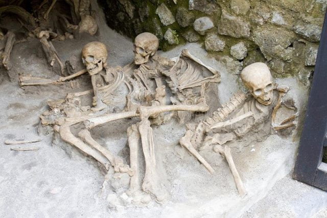 Skeletons in Herculaneum