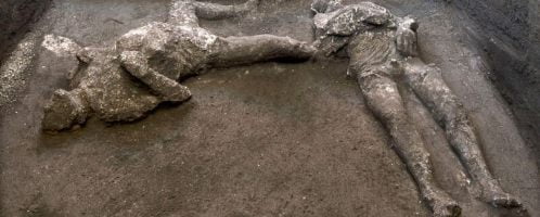 Bodies of owner and slave were discovered in Pompeii