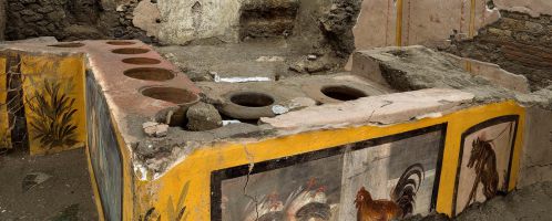 Ancient food bar discovered in Pompeii