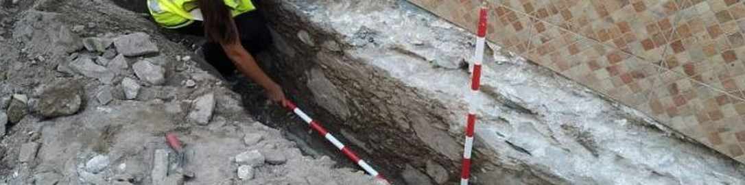 Roman walls were discovered in south of Spain