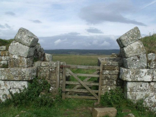 The gate in Hadrian's wall
