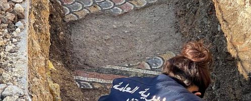 Roman mosaic was discovered in Lebanon