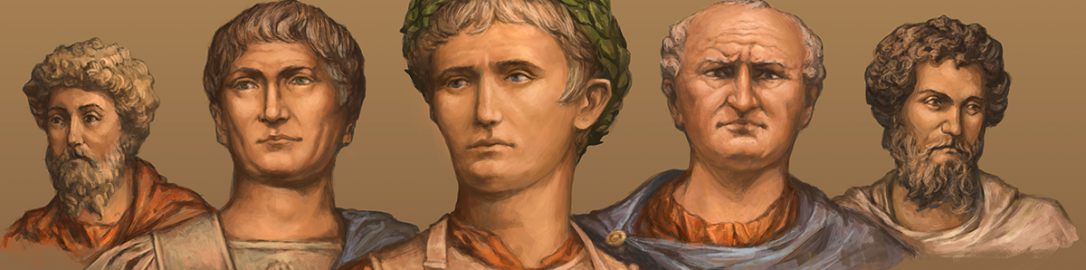 Popiersia cesarzy Rzymu