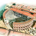 Reconstruction of Roman theater in Toulouse
