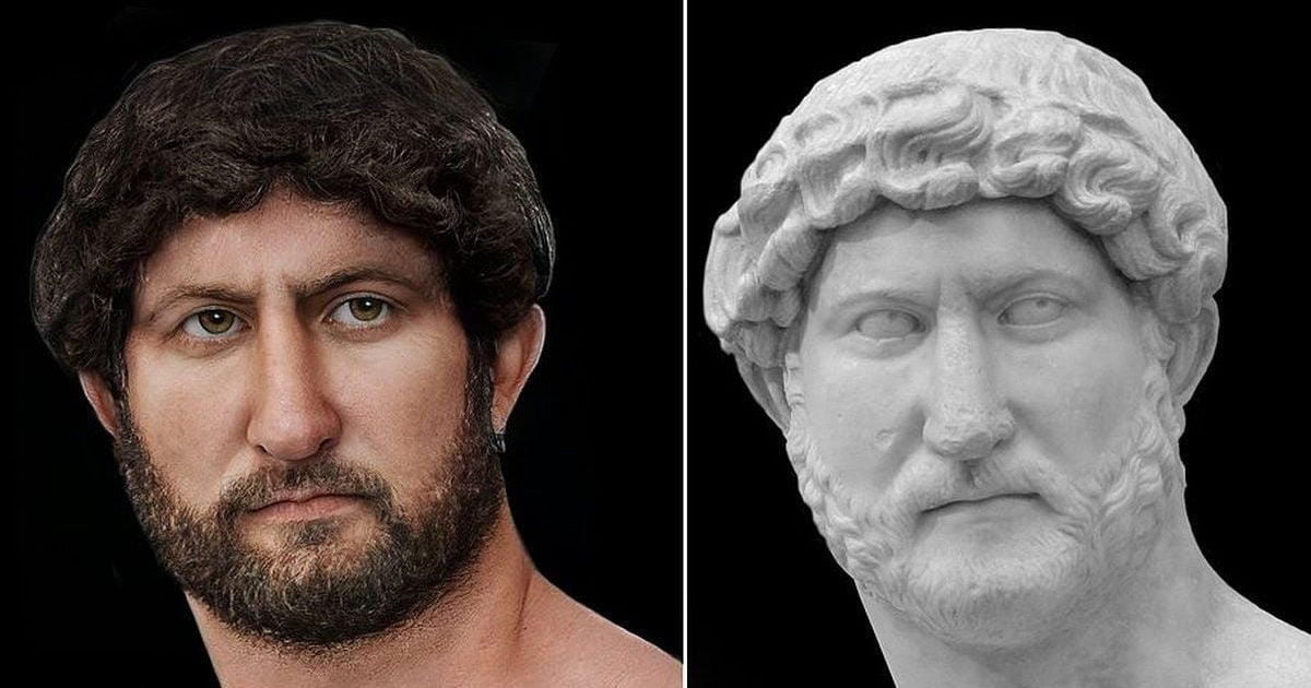 Reconstruction of image of Hadrian « IMPERIUM ROMANUM