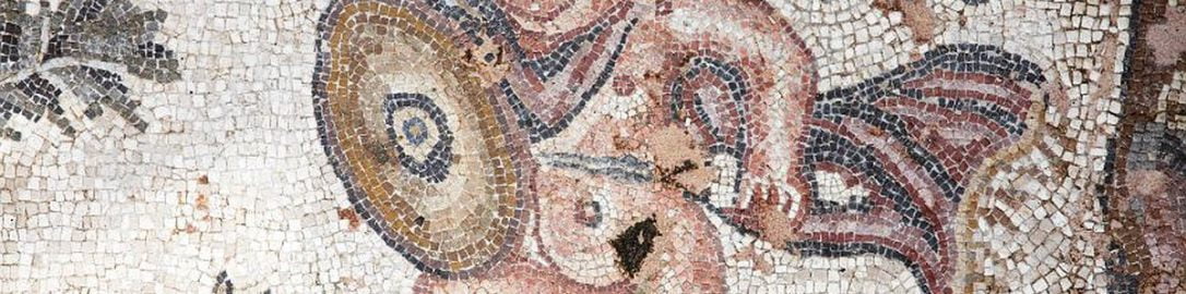 Roman mosaic showing Cupid