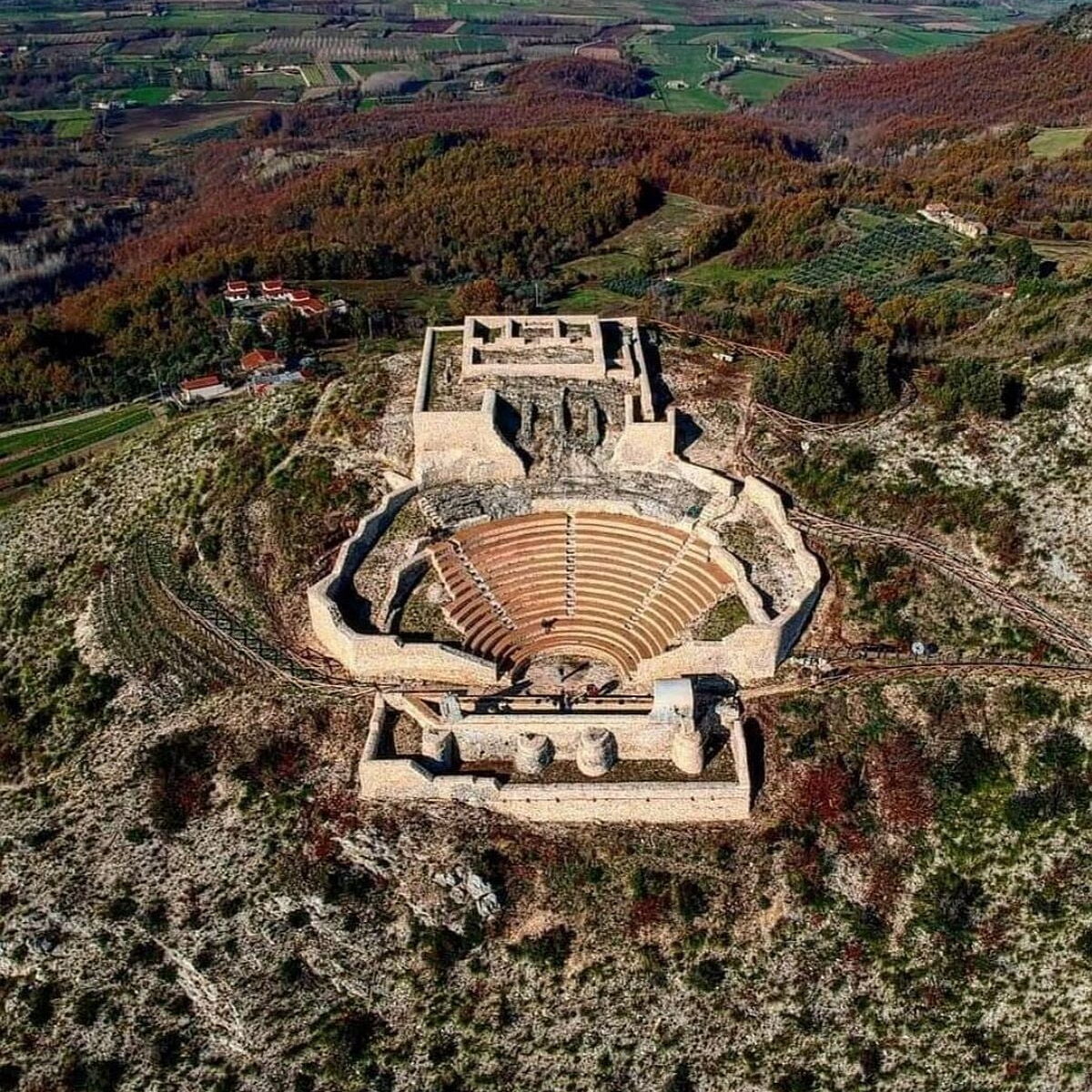 Roman theater in Pietravairano