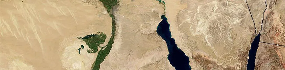 Nile in the satellite photo