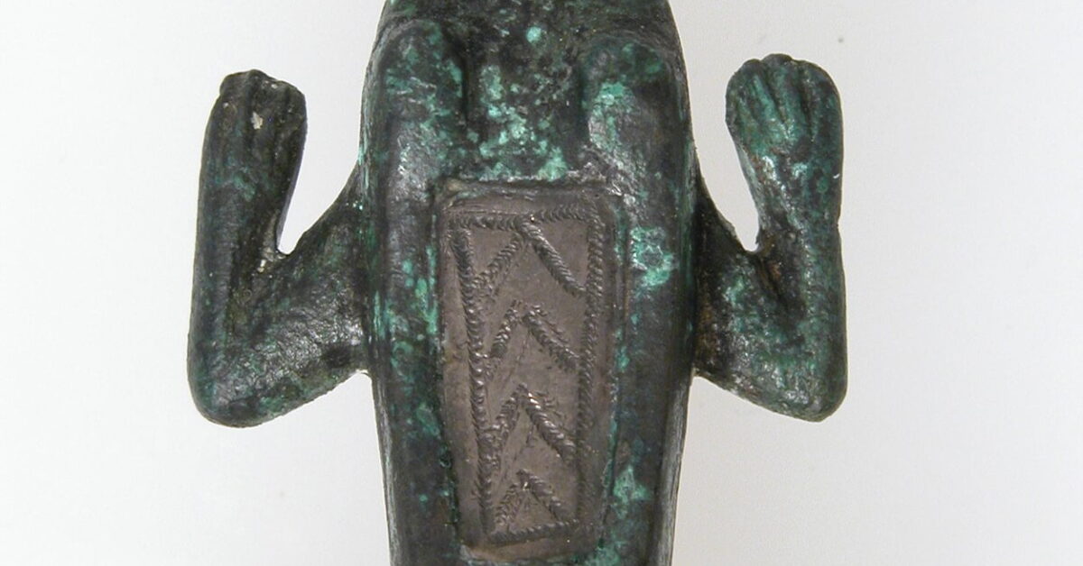 Rzymska broszka w kształcie żaby