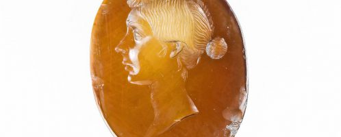 Roman gemstone with portrait of woman