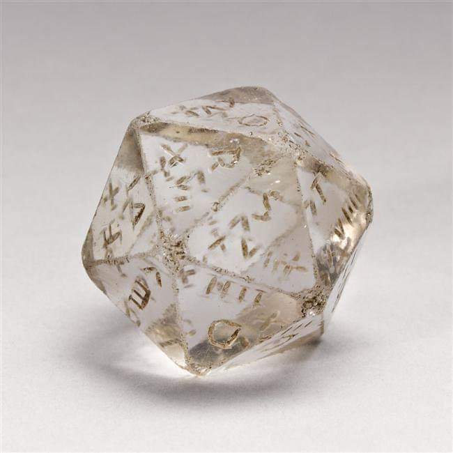 Rock crystal dice, 1st 3rd century CE