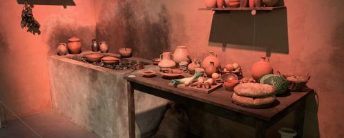 Reconstruction of kitchen in Roman bar