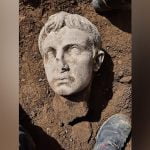 Discovered 2,000-year-old head of Emperor Augustus