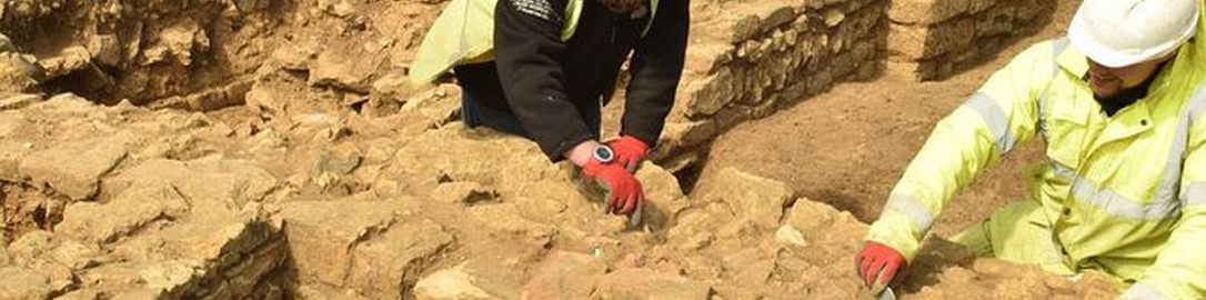 Remains of an unusual Roman building in Eastfield (northern England)