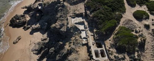 Roman baths were discovered beneath Spanish dunes