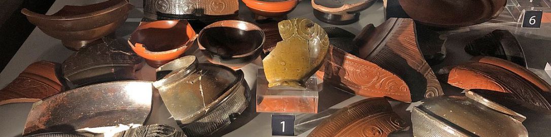 Pozostałości ceramiki z czasów Boudiki