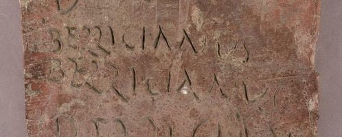 Roman brick from Caerwent