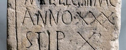 Roman tombstone of Gaius Valerius Taurus