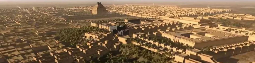 Visualization of the appearance of ancient Babylonia