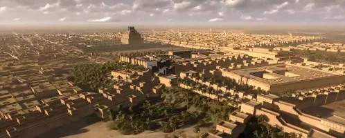 Visualization of the appearance of ancient Babylonia