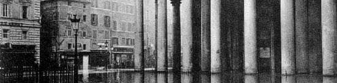 Panteon w wodzie w 1870 roku