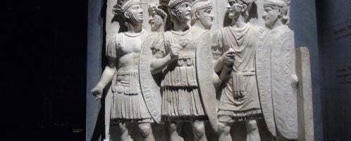 Relief showing praetorians