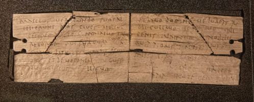 Roman wooden tablet from Vindolanda (No. 892)