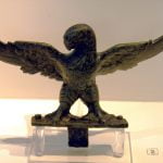 A Roman eagle made of bronze