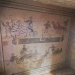 Ciekawa rzymska mozaika ukazująca wyścig rydwanów w wykonaniu dzieci