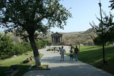 The vicinity of the temple in Garni