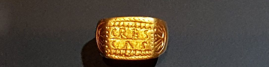 Roman golden ring of child