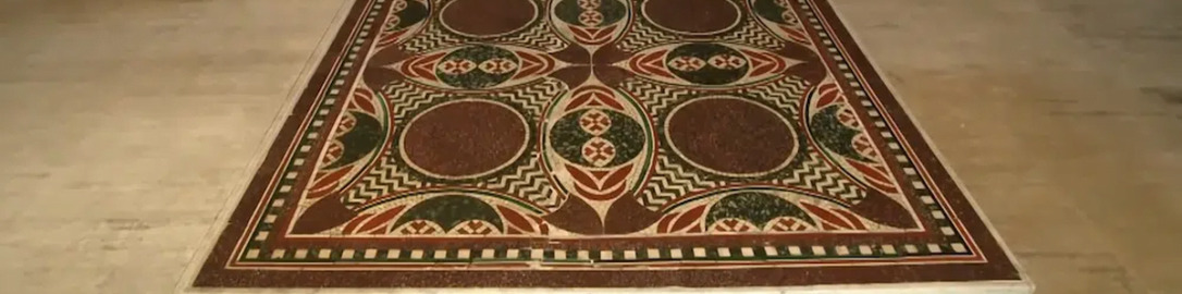 American couple used Roman mosaic as table for over 50 years