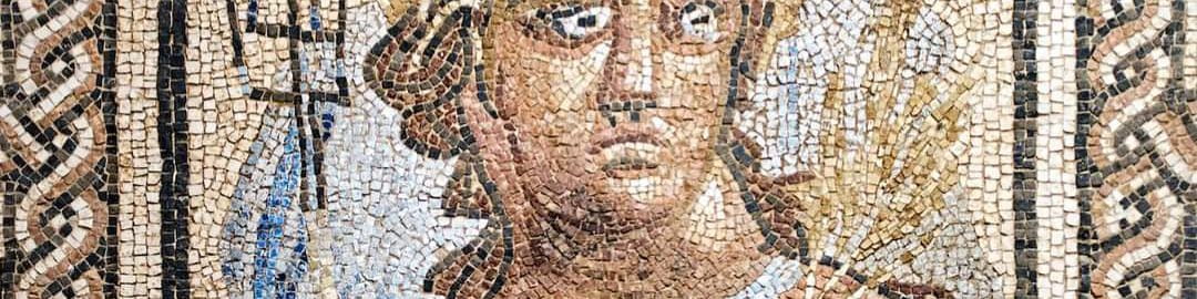 Rzymska mozaika ukazująca personifikację lata