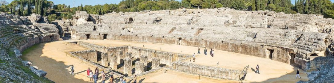 Amphitheater in the ancient city Italica