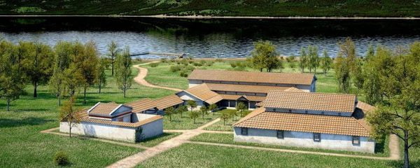 Rekonstrukcja rzymskiej willi w Weyregg am Attersee