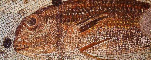Barwena na rzymskiej mozaice