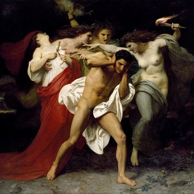 Orestes ścigany przez Furie
