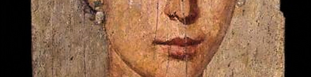 Piękny portret kobiety z II wieku n.e