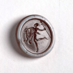 Roman gem of dancing Satyr