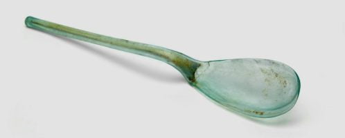 Roman spoon made of glass