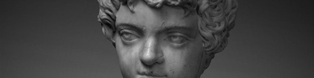 Rzymska rzeźba ukazująca młodego Karakallę