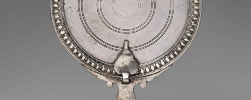 Roman silver mirror